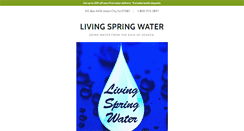 Desktop Screenshot of livingspringwaterllc.com